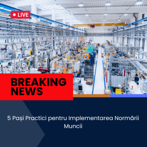 White And Blue Modern Breaking News Factory Instagram Post